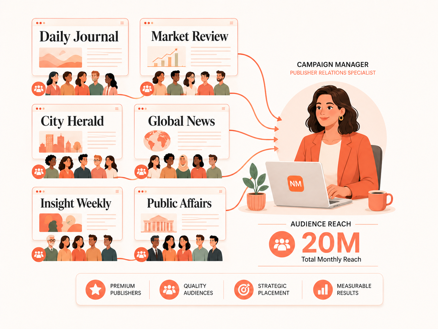 Publisher network flow